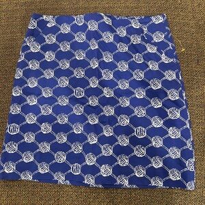EUC nautical blue skirt